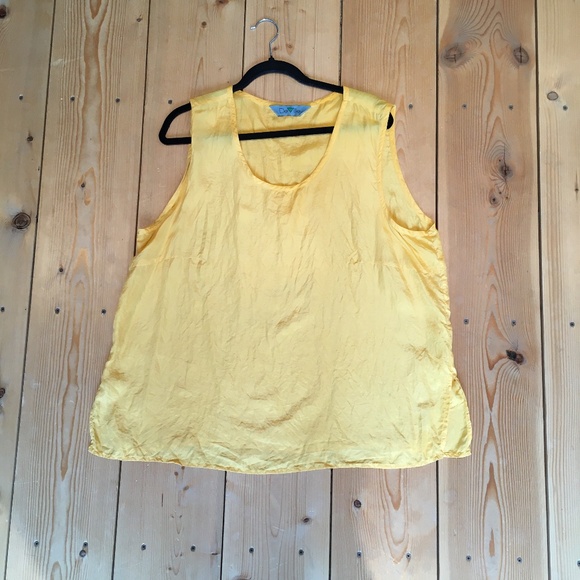 Silk Tank Top - Vintage L - Picture 1 of 1